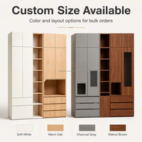 Meuble d'ameublement pour animaux en bois, armoire modulable et détachable avec enclos intégré, accessoires complets pour la maison, les animaleries et les commandes en gros
