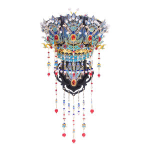 MU <span class=keywords><strong>X</strong></span> MIAO SPACE งานฝีมือ DIY ของเล่นตัวต่อแม่เหล็กติดตู้เย็น ปริศนา 3 มิติ รูปมงกุฎฟีนิกซ์ ของเล่นคลายเครียด ของขวัญสำหรับแฟนสาว - Product Image 1