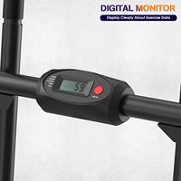 Machine de planeur elliptique en acier entièrement assemblée de 600LBS Air Walk Home Cross-Training Cardio Workout Equipment Entertainment