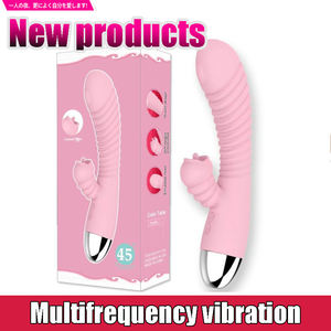 Вибратор для женщин из ABS-пластика и силикона, накладной, для взрослых, 100% водонепроницаемый, розовый/красный, мастурбатор для мужчин - Product Image 2