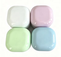 Pot cosmétique vide en PP double paroi de qualité supérieure, anti-fuite, finition mate, avec insert intérieur, 10g 15g 20g 30g 50g