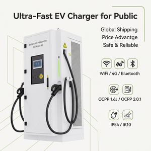 ผู้ผลิต EVSE สถานีชาร์จรถยนต์ไฟฟ้า 180kW รองรับ CCS1 CCS2 GB/T หัวชาร์จคู่ ชาร์จเร็ว สำหรับซูเปอร์มาร์เก็ต สถานี EV Hub - Product Image 2