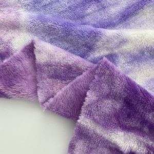 <span class=keywords><strong>Tela</strong></span> de lana de coral de <span class=keywords><strong>doble</strong></span> cara con estampado múltiple personalizado de peso medio para manta de bebé - Product Image 3