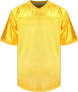 Personnalisé Strass Hip Hop Maille Boxy Fit Sport Football Cropped Shirt Sublimation Club Team Rugby Football Américain Jersey - Product Image 5