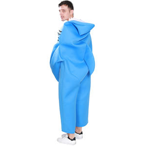 Disfraz <span class=keywords><strong>de</strong></span> una pieza <span class=keywords><strong>de</strong></span> tiburón azul unisex, mono <span class=keywords><strong>de</strong></span> poliéster, para fiesta <span class=keywords><strong>de</strong></span> <span class=keywords><strong>Halloween</strong></span> - Product Image 5