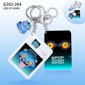 Porte-clés en acrylique Huntress Group Kpop Puzzle Game, cadeau exclusif pour les fans, ornement créatif pour sac, vente en gros - Product Image 6