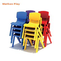 Chaise en plastique durable de haute qualité pour enfants, mobilier scolaire moderne pour la maternelle, l'hôpital et la chambre à coucher
