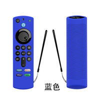 Housse de protection en silicone pour télécommande vocale Alexa (3e génération) et télécommande Fire TV Stick