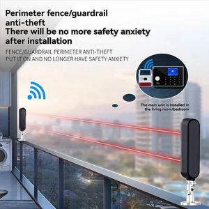 Home Security System 433Mhz Wireless 2 Beams Active Infrared Detector 60M Sensor Alarm IP65 Waterproof Plastic Outdoor Window - Product Image 3