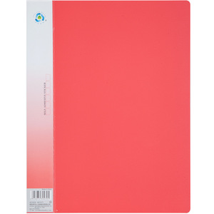 Comix NF40AK <b>Document</b> Booklet A4 40-Pouch File Protection <b>Bag</b> Red - Product Image 1