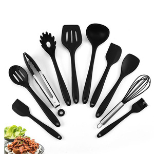 Utensilios de cocina antiadherentes, utensilios de cocina de silicona, 10 piezas - Product Image 1