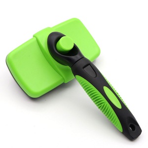 Pet Self-Cleaning Grooming Hair Remove Dematting <strong>Detangling</strong> Deshedding Slicker <strong>Brush</strong> for Dogs and Cats - Product Image 4