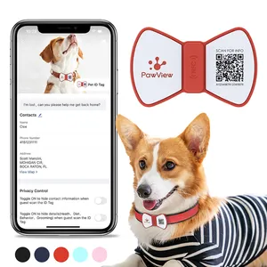 Pawview QR Code Pet ID Tags Dog Tags Cat Tags Connect To Online Pet Profile