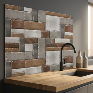 Vistaar Bright Color Brick Look Ceramic Acid-Resistant Antibacterial Glazed Modern Design Porcelain Wall Tiles 300x600mm 12x24in - Product Image 1