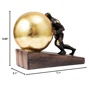 Weivista <span class=keywords><strong>Sisyphus</strong></span> ประติมากรรมตกแต่งบ้านรูปปั้นต่อสู้เครื่องประดับสำหรับห้องนั่งเล่นสำนักงาน - Product Image 4