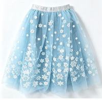Tissu en maille de dentelle 100 % polyester ultra-fin 20D bleu respirant 25 g/m² pour entoilage ou emballage floral, tissu en tulle doux comme de la soie