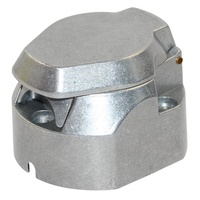 Connecteur de remorque robuste, prise de remorque en aluminium, 7 pôles avec interrupteur de découpe pour feux de brouillard