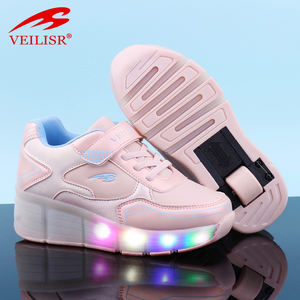 Natale compleanno regalo per bambini scarpe a rotelle per bambini scarpe da ginnastica per ragazza ragazzo con ruote diventa Sneaker sportiva scarpe da <span class=keywords><strong>Skate</strong></span> a rotelle a Led - Product Image 5