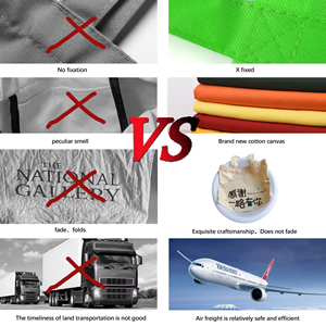 Экологичная многоразовая сумка с логотипом на заказ, тканая хлопковая Холщовая Сумка для покупок с карманами на молнии для путешествий и подарков - Product Image 6