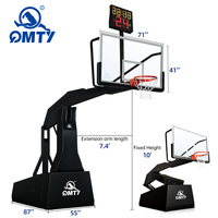 L'usine fournit des modèles pliants de cerceau de basket-ball électro-hydraulique pour le support de basket-ball d'entraînement de jeu