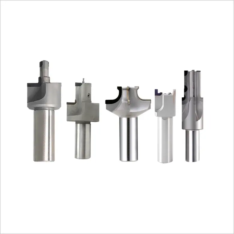 BK personalizzato PCD utensile da taglio diamante passo forma smusso trapano mulino Router bit incisione alesatura alesatore macchina utensile da taglio