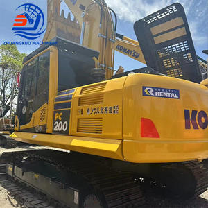 Excavadora sobre orugas usada 2023 Komatsu PC200 de 20 toneladas resistente para motor Cummins Gear a la venta - Product Image 1