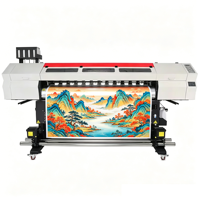 Imprimante industrielle tout-en-un rouleau-à-rouleau semi-automatique haute vitesse Longfuture I3200 Eco Solvent 30/45/h 4 têtes 220V