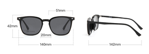 Monture <span class=keywords><strong>de</strong></span> lunettes optiques <span class=keywords><strong>de</strong></span> luxe haute définition, mode <span class=keywords><strong>Vogue</strong></span>, pour hommes et femmes, lunettes polarisées, clip magnétique pour lunettes <span class=keywords><strong>de</strong></span> <span class=keywords><strong>soleil</strong></span> - Product Image 5