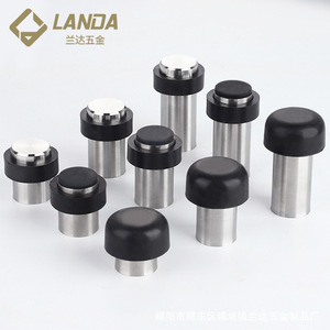 แผ่นยางกันกระแทกประตูสแตนเลส Landa สำหรับประตูห้องน้ำแบบกระจก - Product Image 1