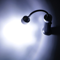 Lampe de barbecue à tube souple 360° °   Lampe de poche réglable super lumineuse à 9 LED, base magnétique, éclairage extérieur, 1 pièce