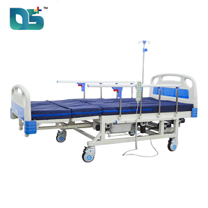 Tempat Tidur Rumah Sakit Elektrik Medis 3 Fungsi dengan Kontrol Jarak Jauh, Rel yang Dapat Disesuaikan, dan Roda untuk Pasien - Product Image 5