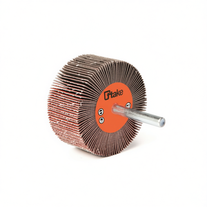 Ttake Abrasive Flap <b>Wheel</b> 60x40 Mm 120 Grit 6 Mm Shaft For <b>Grinding</b> - Product Image 2