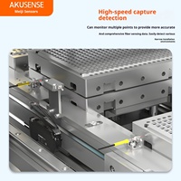 AKUSENSE PD-32-DQ Sonde de capteur à fibre optique en métal à vue latérale 2000mm à réflexion diffuse par faisceau traversant PG1/PE1