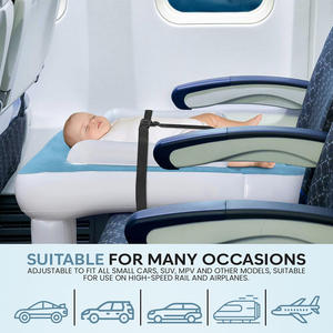 Lit d'avion gonflable portable <span class=keywords><strong>en</strong></span> PVC OEM pour tout-petits et enfants, siège de <span class=keywords><strong>voiture</strong></span> extensible, <span class=keywords><strong>matelas</strong></span> pneumatique pour bébé, compagnon de voyage - Product Image 3