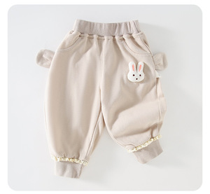 Pantalons en tricot respirant pour bébés garçons/filles - Nouveaux leggings doux pour bébés, adaptés à la peau, automne/hiver - Product Image 4