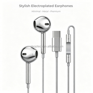Auricolari USB-C con Cavo da 2,5m, Cuffie Stereo In-Ear USB-<span class=keywords><strong>A</strong></span> per Gaming con Microfono per Computer e Laptop - Product Image 2