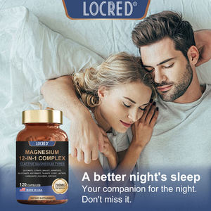 MNK Capsules <span class=keywords><strong>de</strong></span> complexe <span class=keywords><strong>de</strong></span> citrate <span class=keywords><strong>de</strong></span> magnésium 12-en-1 pour adultes - Complément naturel avec soutien au sommeil, emballage OEM - Product Image 3