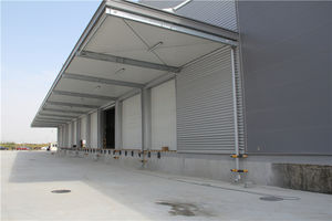 Portes de garage automatiques électriques en acier Porte d'extérieur à volet roulant en acier galvanisé Hurricane Porte enroulable en acier galvanisé - Product Image 5