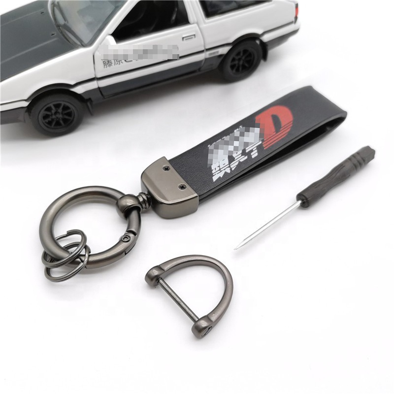 Initial D Car Key Tag Rings - JDM Anime AE86 Drift Trueno