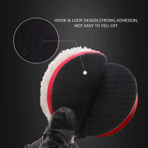 SPTA Lot de 5 tampons de finition en éponge T20 de 2 pouces pour polissage et cirage, pour polisseuse de voiture à double <span class=keywords><strong>action</strong></span>, élimine les rayures fines, lavable - Product Image 3