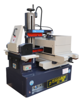Machine de découpe à fil CNC POOSN CE DK7735B, course 350x450mm, structure rigide, pour ligne de fabrication d'outillage