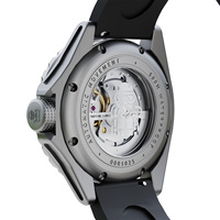 Montre de plongée pour hommes, sport de plein air, D0382GS, boîtier en titane DLC, étanche à 500M, automatique, hélio, Miyota 8215, bracelet automatique en FKM