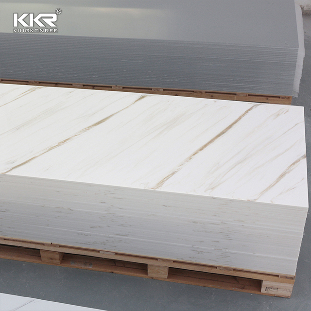 Good Quality 12mm Solid Surface Material Slab Acrylic Modified Solid Surface Sheet for Table Top