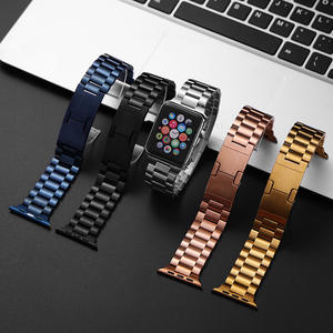 Correa de Acero Inoxidable para <span class=keywords><strong>iWatch</strong></span> 10 con Cierre de Mariposa, 190mm de Longitud, Venta Internacional - Product Image 4