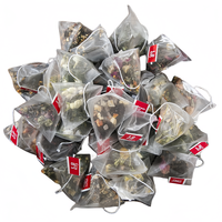 Thé aux herbes mélangées en vrac en sachet, thé en vrac biologique avec fleurs séchées