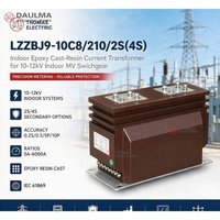 Transformateur de courant en résine époxy coulée pour intérieur LZZBJ9-10C8/210/2S (4S) 10kV 11kV 12kV 5A-6000A 0.2/10P20 0.5/5P