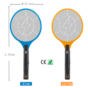 Bền khung Trọng lượng nhẹ có thể sạc lại 2-in-1 ABS mini điện muỗi Killer <span class=keywords><strong>BAT</strong></span> Vỉ Đập - Product Image 4