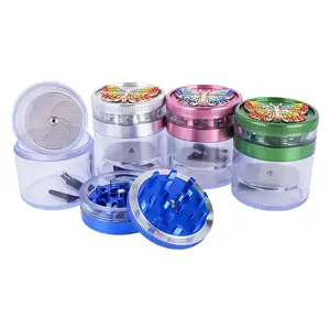 71 Wholesale New Arrival Diamond Butterfly Premium 63mm Aluminum Herb Grinder Smoking Accessories