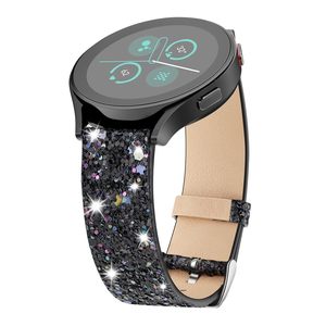 Fasce di Bling compatibili <span class=keywords><strong>Samsung</strong></span> Galaxy <span class=keywords><strong>Watch</strong></span> 7 6 5 <span class=keywords><strong>4</strong></span> <span class=keywords><strong>Band</strong></span> 40mm 44mm classico 43mm 47mm 46mm 42mm Glitter pelle 20mm fasce donne - Product Image 2