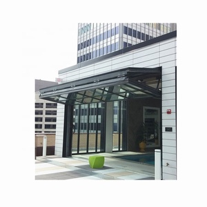 Bi portes de <span class=keywords><strong>Garage</strong></span> pliantes en aluminium moderne caisse en bois verre de qualité commerciale pliable conception graphique en acier inoxydable en chine - Product Image 3